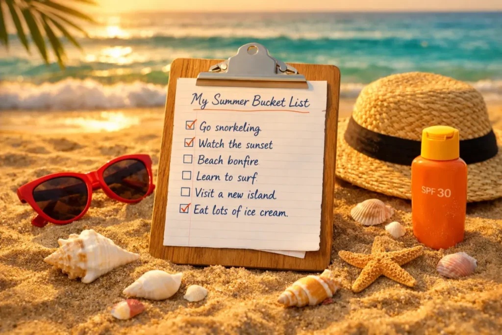 summer bucket list 15 must-try summer bucket list ideas 2026