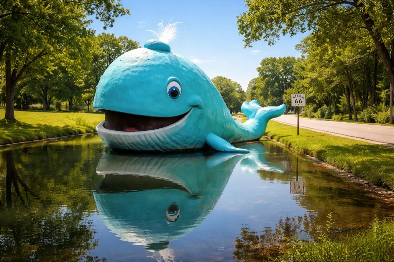 Hidden gems in Oklahoma
The Blue Whale of Catoosa