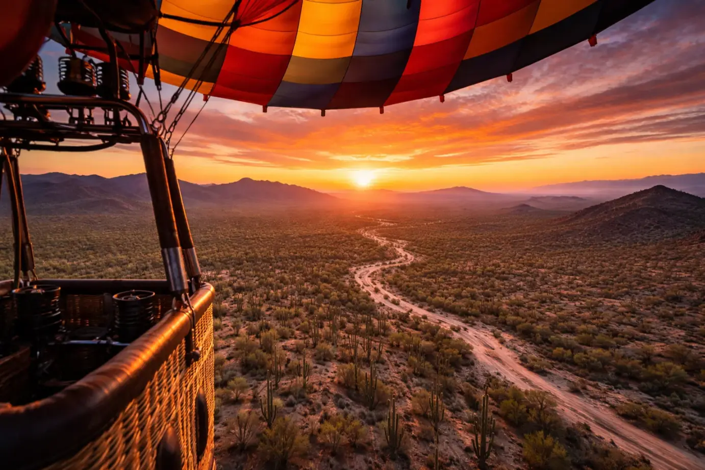 Things to do in Phoenix Arizona
Take a Hot Air Balloon Ride Over the Sonoran Desert