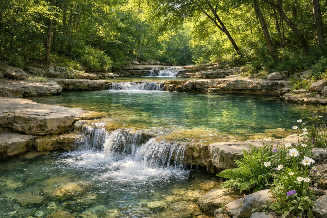 Hidden gems in Oklahoma
Chickasaw National Recreation Area