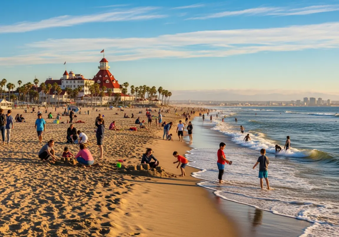 beaches in the USA
Coronado Beach, California