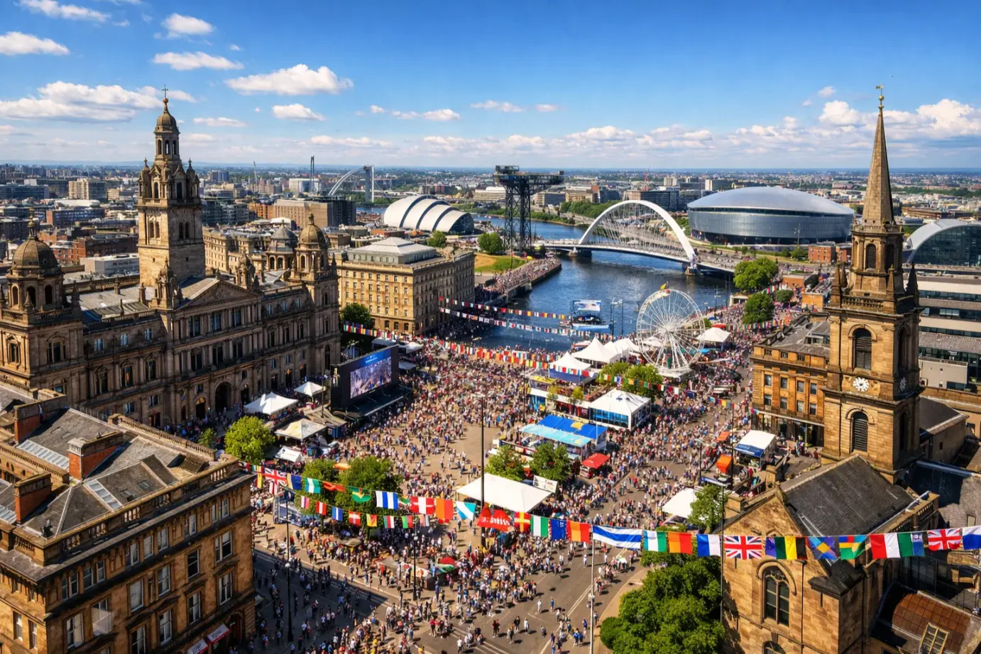 Best European cities for summer Glasgow, Scotland