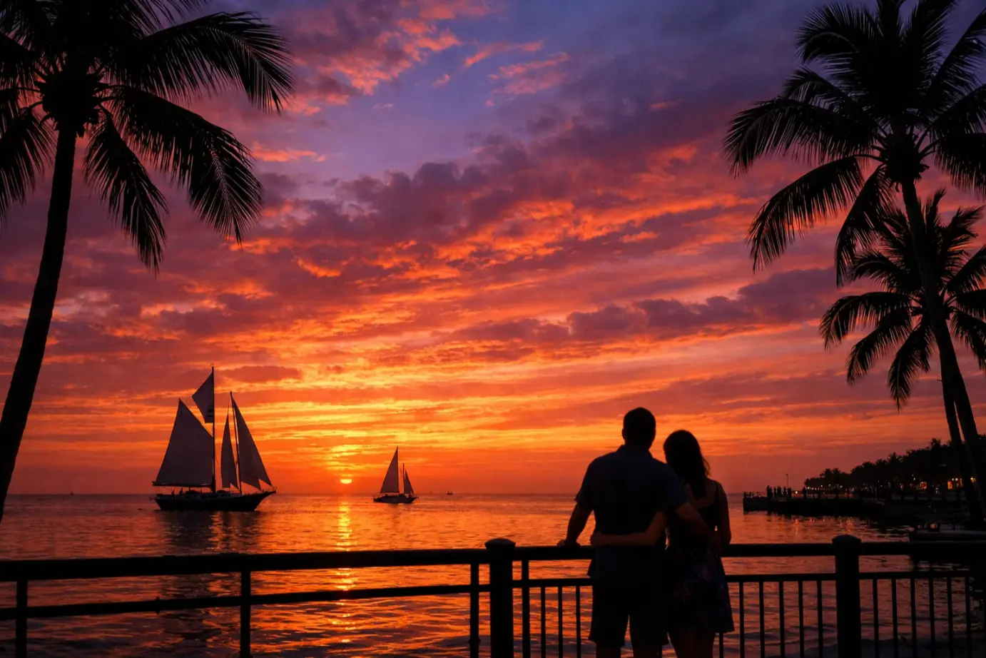 Romantic places in the US
Key West, Florida