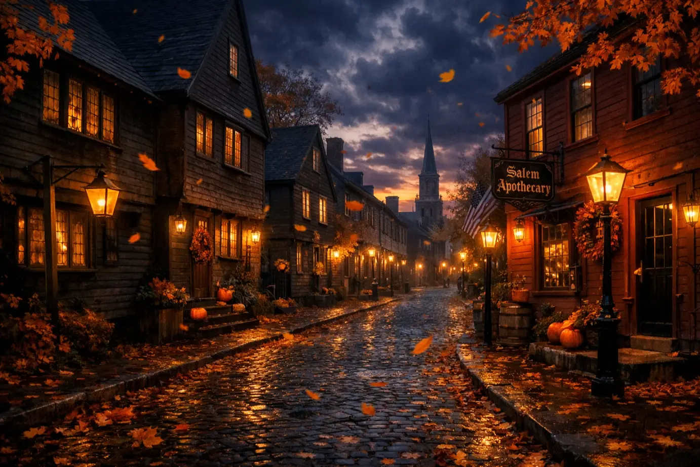 Best fall trips USA
Salem, Massachusetts