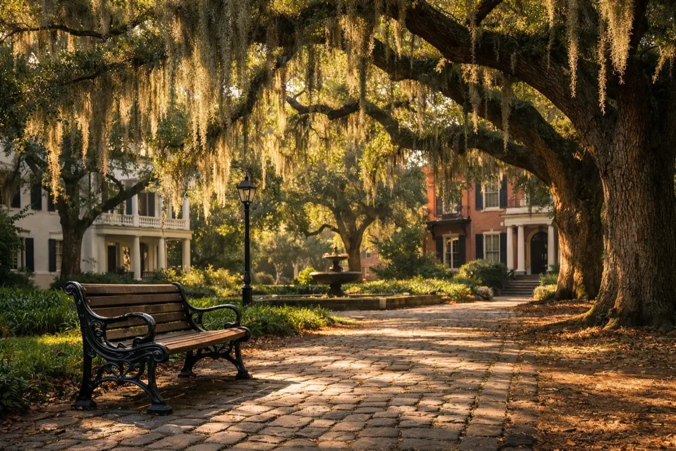 Romantic places in the US
Savannah,