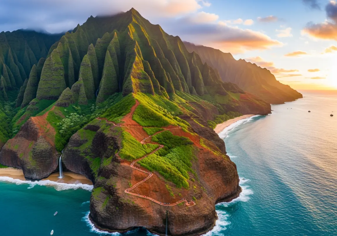 epic hikes that
The Kalalau Trail Along Napali Coast