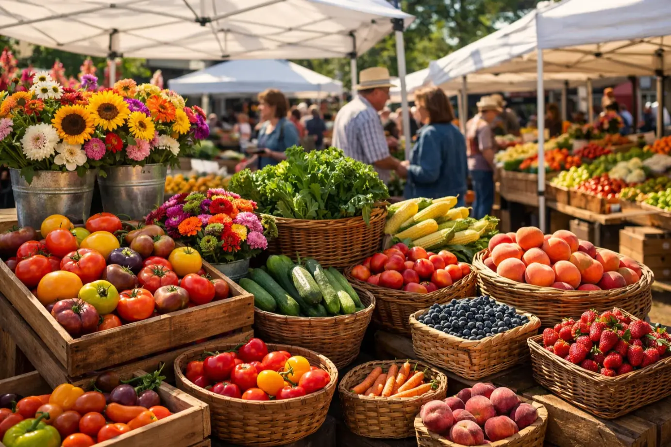 summer bucket list Visit a Farmers Market Weekly