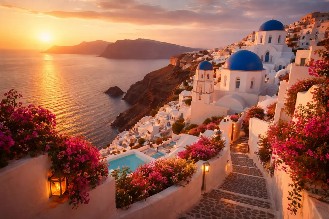Best Greek islands to visit
Santorini