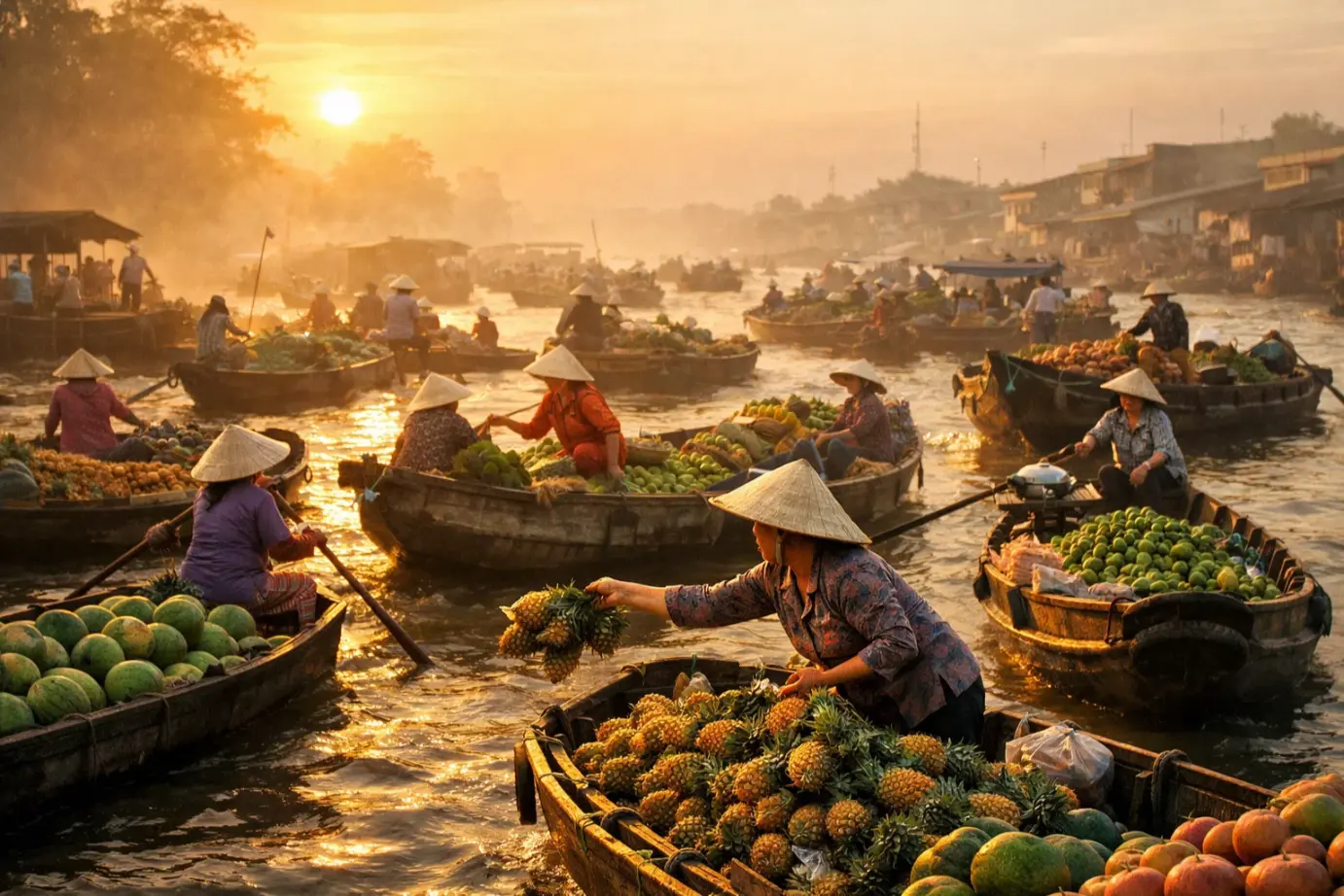 Places to visit in Vietnam
The Mekong Delta