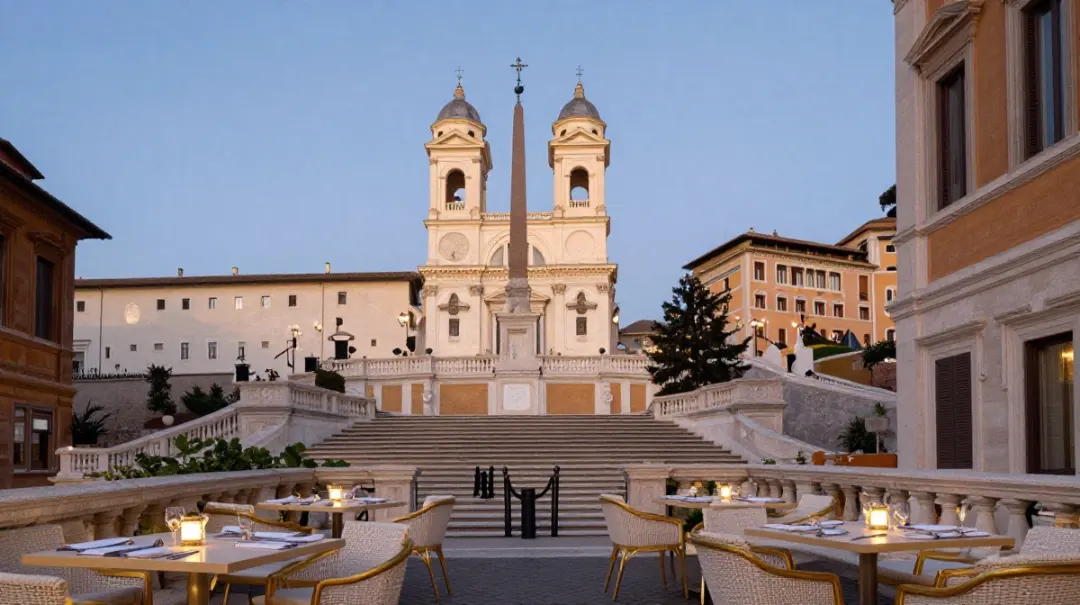 rome hotels with a view
Hotel Splendide Royal St. Peter's and the Spanish Steps from One Terrace