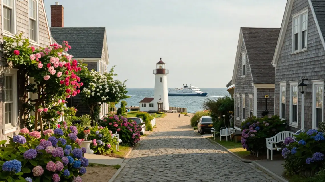 new england in summer Nantucket, Massachusetts