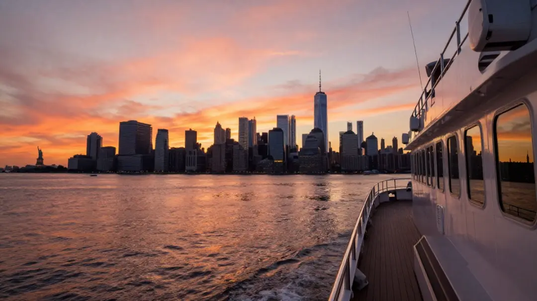 things to do in new york city
Take a Sunset Cruise Around Manhattan