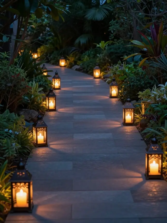 outdoor decor ideas
Decorative Lanterns and Candles