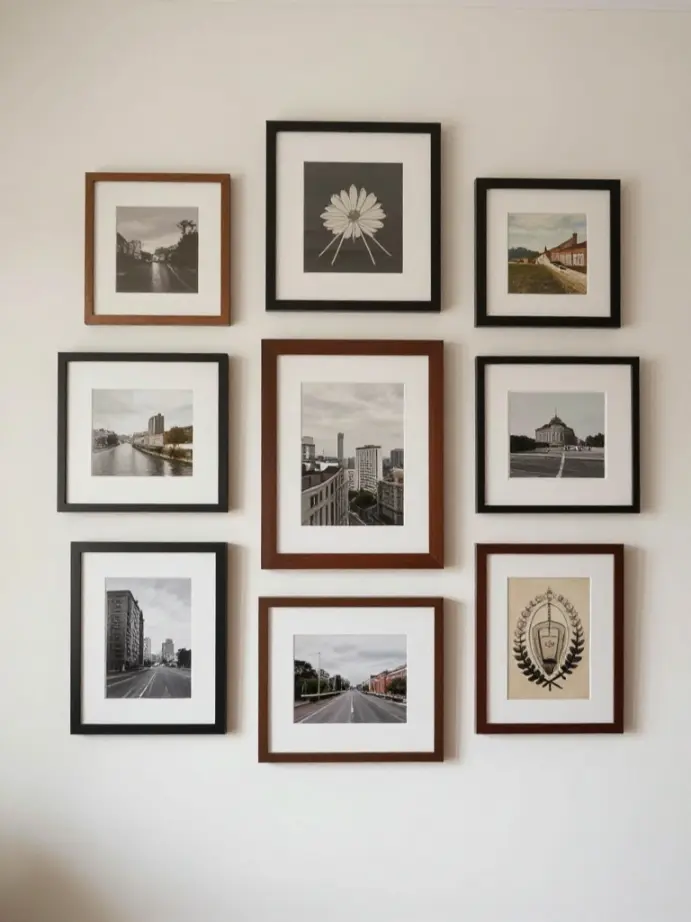 small living room makeover
Create a Gallery Wall With Thrifted or Printed Art