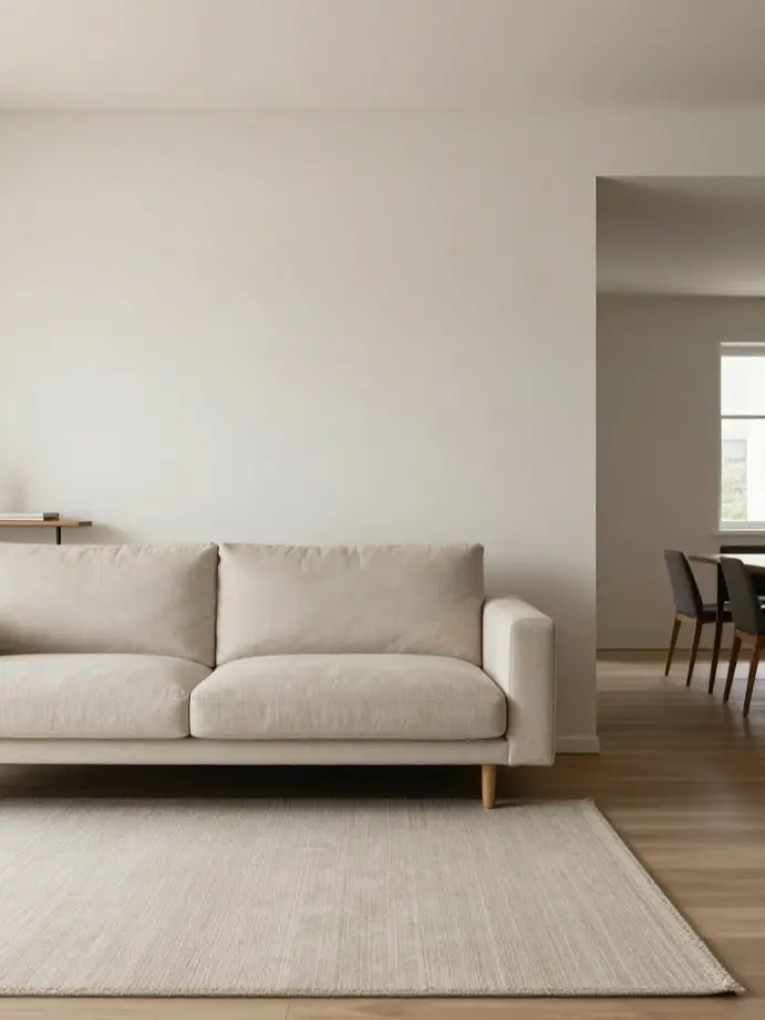 elegant small living room ideas
Float Furniture Away from the Walls When Possible