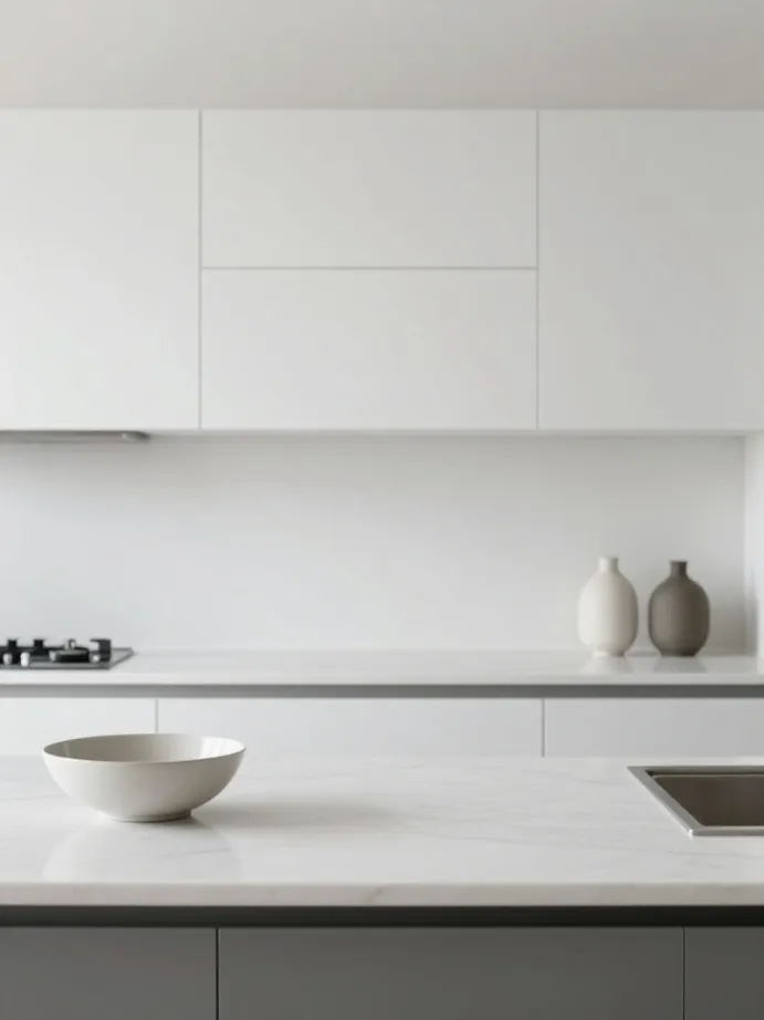 kitchen counter decor ideas
Leave Visible Negative Space Around Every Grouping