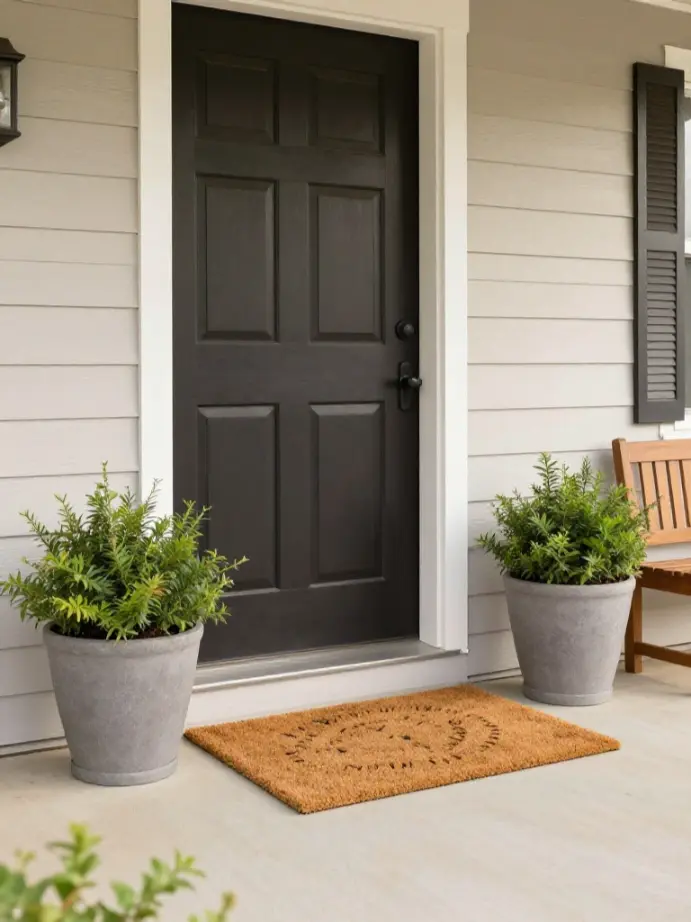 outdoor decor ideas
A Welcoming Front Entrance Display