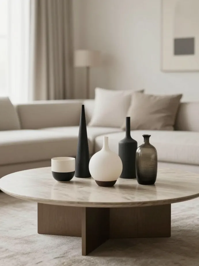 coffee table decor ideas Balance Height With the Rule of Odd Numbers