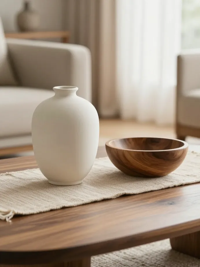 coffee table decor ideas Mix at Least Three Textures