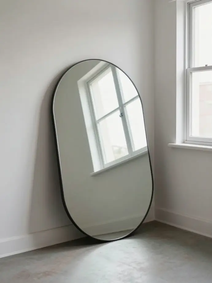 small living room makeover
Add a Large Mirror to Expand the Space Visually