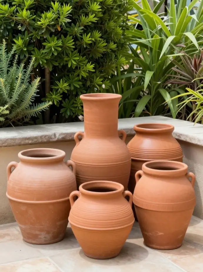 outdoor decor ideas
A Curated Pot Cluster