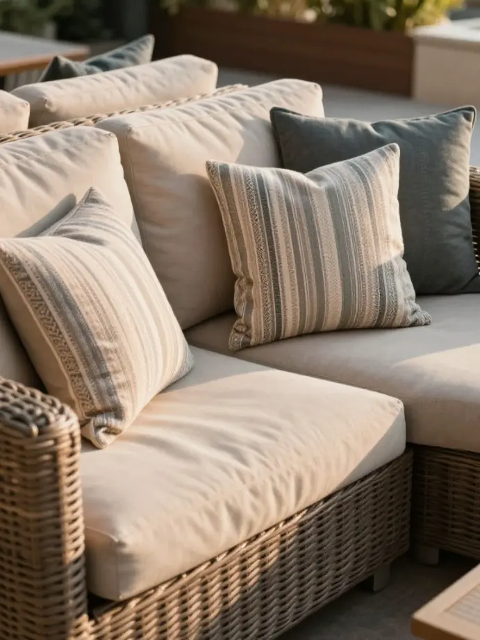 outdoor decor ideas
A Cozy Cushioned Seating Nook