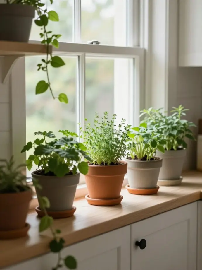 kitchen decorating ideas
Add Greenery and Natural Elements