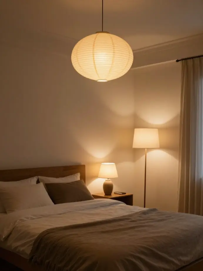 bedroom decor ideas for women
Layer Lighting Instead of Relying on One Source