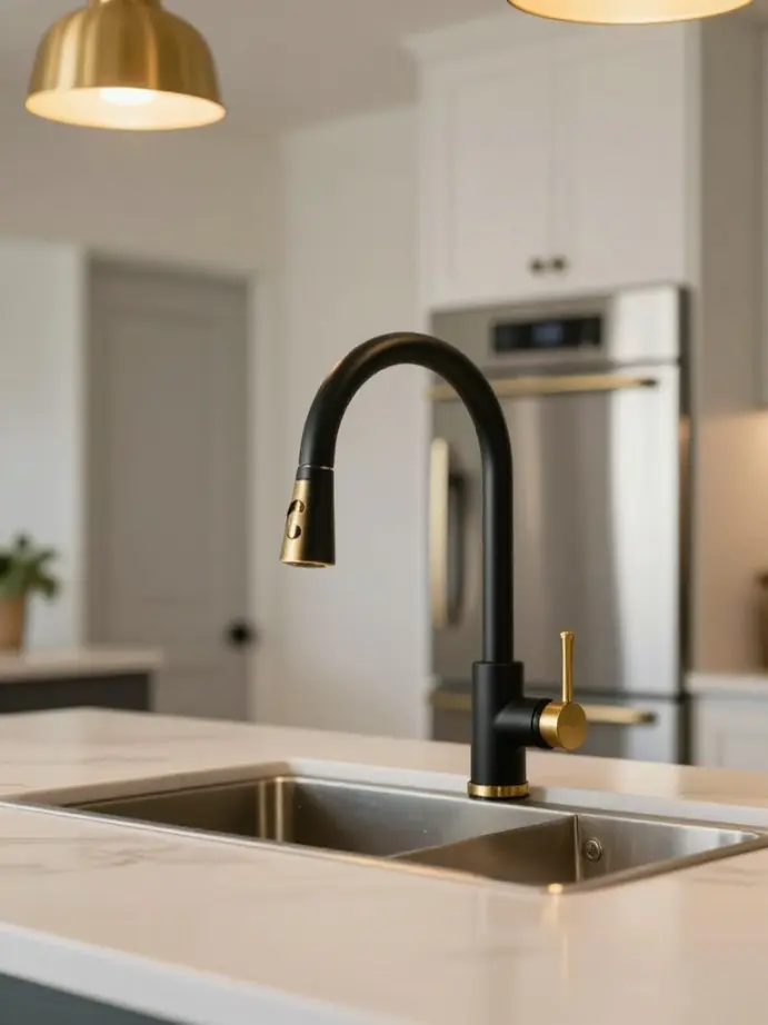 kitchen decorating ideas
Incorporate Mixed Metal Finishes