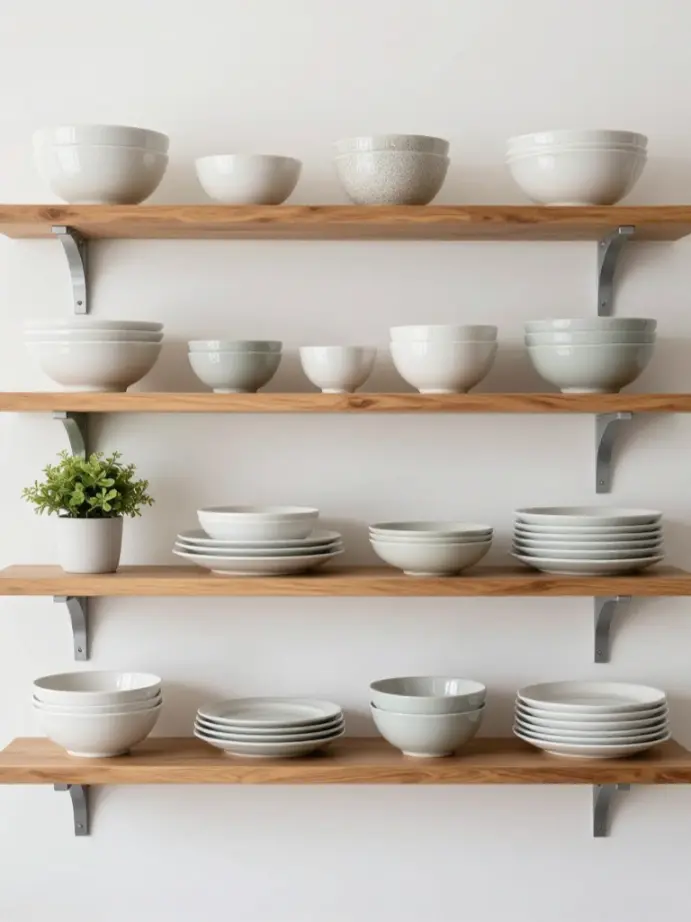 kitchen decorating ideas
Add Open Shelving Thoughtfully